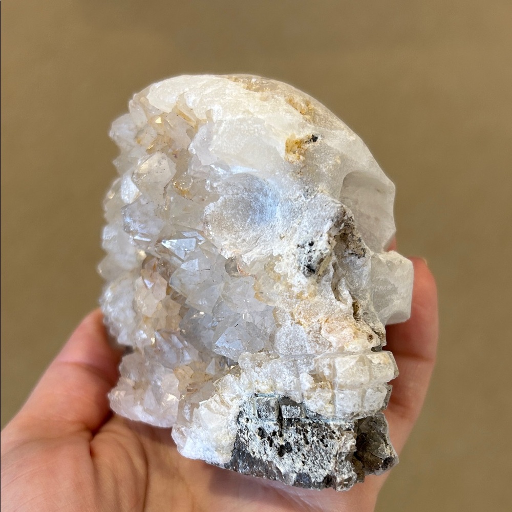 Crystal Quartz Skull